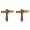 Hlxnyami 2-Pack Wooden Massage Sticks for Hand, Foot, and Face view 1