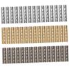 EXAOMBLE Smooth, Secure Metal Shoelace Aglets for Repair, 150 Gold Pieces view 1