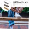 EXAOMBLE Smooth, Secure Metal Shoelace Aglets for Repair, 150 Gold Pieces view 3