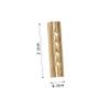 EXAOMBLE Smooth, Secure Metal Shoelace Aglets for Repair, 150 Gold Pieces view 4