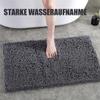 Dog Mat, Non-Slip, Machine Washable Microfiber Entrance Rug, Highly Absorbent, Welcome Mat for Muddy, Wet Shoes and Paws (Beige, 60x90cm) view 2
