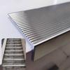 ENHEN L-Shaped Stair Edge Protector, Wide Stainless Steel, Anti-Slip Concrete/Cement Tile Stair Cap, 100–190 cm (L-170 cm/67 in, W-4 cm/1 5/8 in) view 1