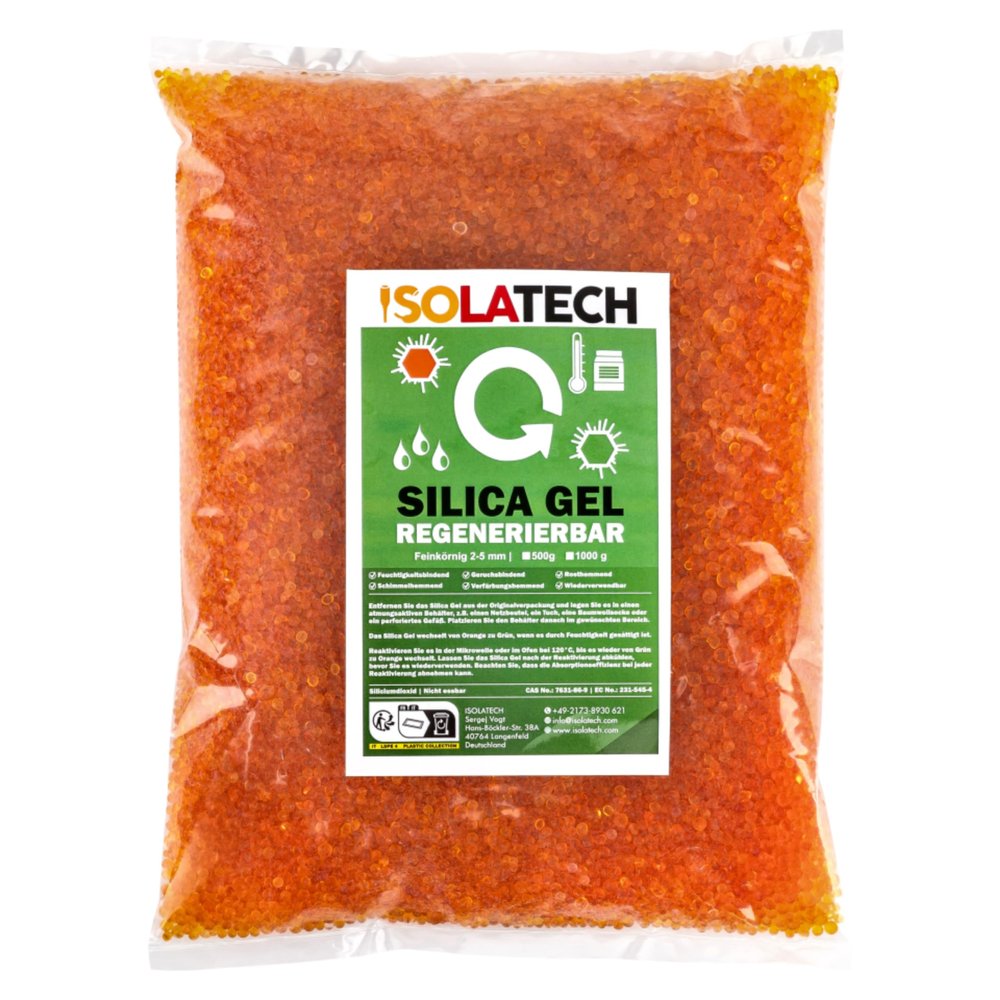 ISOLATECH Regenerable Silica Gel 900g