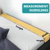 Yekuhe Mattress Gap Filler for Bed and Headboard, Dark Blue, 120 x 5 x 10 cm view 3
