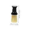 3-Piece Neck Brushes for Hair Salons and Beard Care, Brown view 2