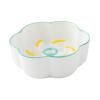 Folpus Pet Slow Feeder Bowl, Green and Yellow view 1