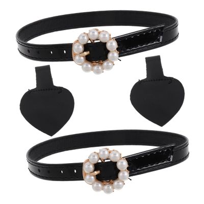 LIFKOME Adjustable Ankle Strap for High Heels, Detachable Shoe Chain with Plastic Beads, Non-Slip Ankle Strap for Women's Pumps