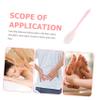 Pink Silicone Body Massage Pad for Back and Feet, Compact view 2
