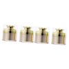 HAPINARY 4-Piece Refillable Face Cream Containers with Airless Pumps view 1