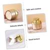HAPINARY 4-Piece Refillable Face Cream Containers with Airless Pumps view 2