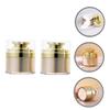 HAPINARY 4-Piece Refillable Face Cream Containers with Airless Pumps view 3