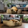 BOUCHABEL Cozy Dog Bed with PP Cotton and Shredded Foam Filling view 4