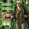 Relexit Mosquito Jacket, Durable Insect-Protection Jacket with Adjustable Hood and Pocket, Brown, X-Large view 2