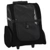 vidaXL 3-in-1 Pet Trolley Black 48 x 32 x (57–106) cm view 1