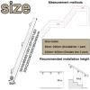 Round Non-Slip Wooden Stair Handrail with Complete Support Set for Children view 2