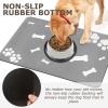 DOTBUY-SHOP Absorbent Dog Feeding Mat, Light Brown, 31.5 x 47.2 in view 4