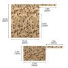 aidingzhi Washable Baby Bags, 2-Pack, Travel Essentials with Handles for Beach and Swimming, Giraffe Pattern, Brown 2 view 4