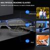 KOOSUFA Semi-Rimless Photochromic Progressive Reading Glasses, Blue, +4.0 view 4