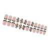 10-Pack Women's Press-On Nails with 3D Butterflies, Glossy Metallic Gray view 1
