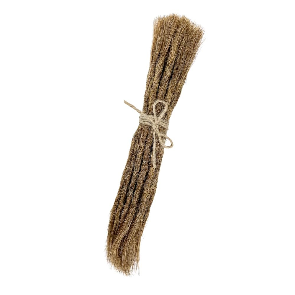 10 Handcrafted Human Hair Dreadlock Extensions, 8/E Hourglass, 4–5 mm/Micro, 40–45 cm
