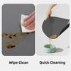 Pet Feeding Mat, Non-Slip Waterproof Mat for Dog and Cat Food and Water Bowls, Blue, 50 x 80 cm view 3