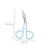 GANAZONO 6-Piece Stainless Steel Scissor-Shaped Eyebrow Tweezers, Precise Cosmetic Tweezers for Women, Makeup Tools for Eyebrow Grooming and Hair Removal, Random Color view 4