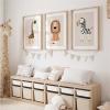 Uixxducc Set of 3 Safari Animal Posters for Baby and Children’s Room, Unframed (30 x 40 cm) view 2
