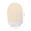 Ipetboom Natural Loofah Exfoliating Gloves, 2-Pack view 4
