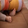 David Fussenegger Juwel "Snake" Padded Play Mat, 120 x 120 cm, Brown view 3
