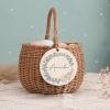 Personalized Easter Basket for Children and Babies – Wicker Basket with Cute Animal Design, 20 cm view 1