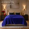 ARDORI Waterproof Bed Blanket, Indigo Fleece, 82 x 82 cm view 2
