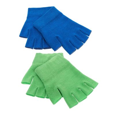 VICASKY Fingerless Moisturizing Gel Gloves, 2 Pairs