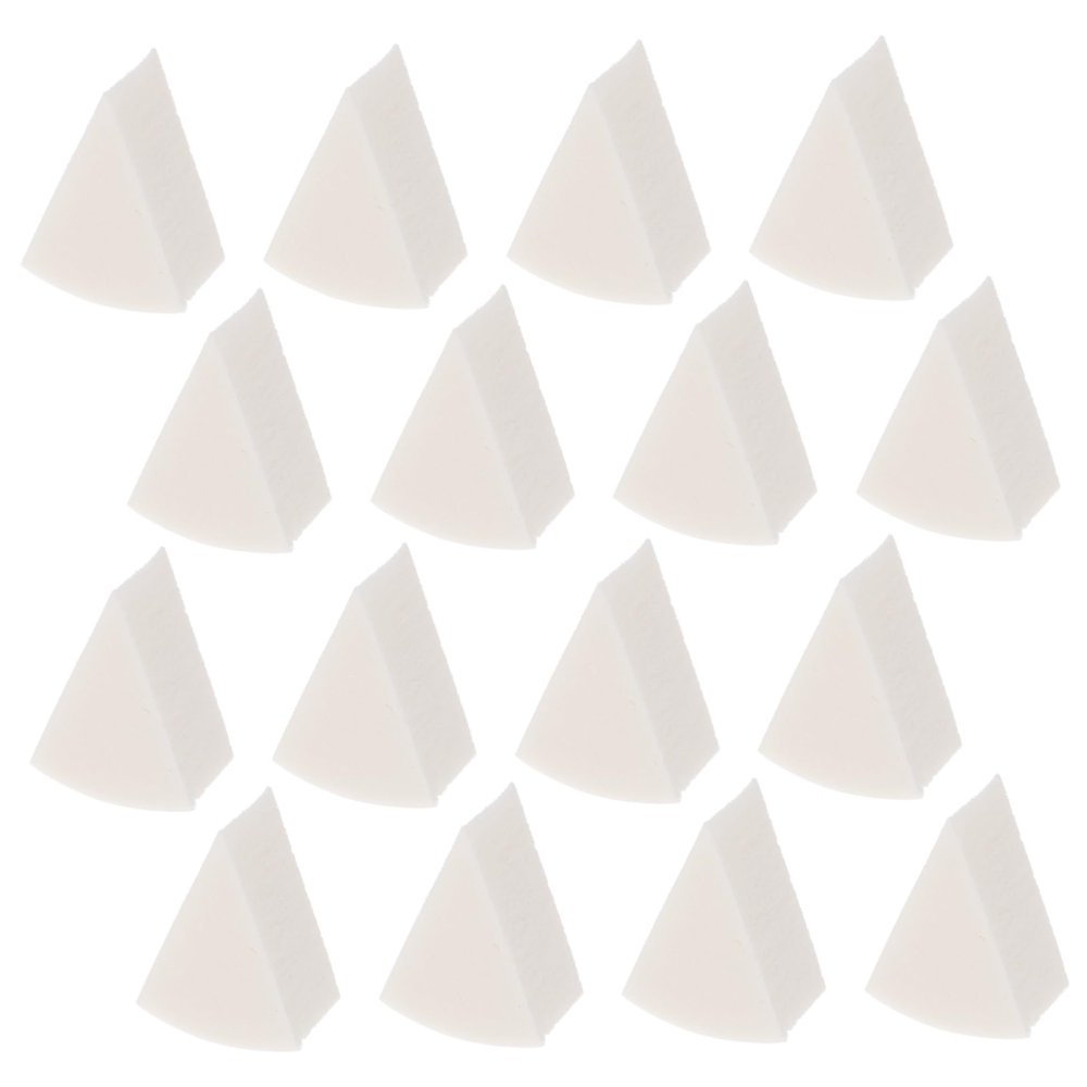 Latex Triangular Makeup Sponges for Face and Nose, 2-Pack
