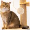 VANZACK Cat Toy Ball with Bell and Replacement Tail for Cat Trees view 4