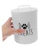 Alipis 54 oz Airtight Iron Dog Food Container with Lid and Handle view 3