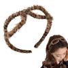 Leopard Print Headband with Glasses view 1