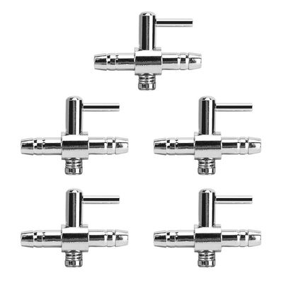 High-Strength Stainless Steel Aquarium Air Tube Distributor with Single-Head Valve