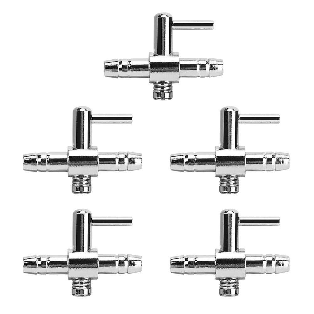 High-Strength Stainless Steel Aquarium Air Tube Distributor with Single-Head Valve