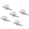 High-Strength Stainless Steel Aquarium Air Tube Distributor with Single-Head Valve view 3