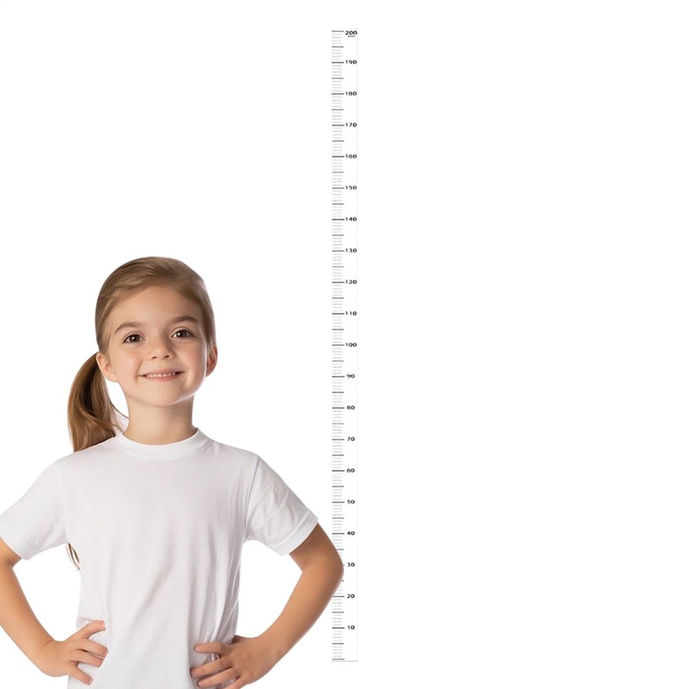 Children’s Growth Chart Wall Ruler, Waterproof Hanging Height Measurer