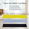 VDLLQYN Threshold Ramp for Wheelchair Users, 39 cm High (Yellow, 100 x 18 x 8 cm / 39 x 7 x 3.1 in) view 2