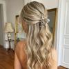 Zoestar Gold Metal Claw Clips for Thick Hair, Hair Accessories for Women and Girls (2 Pieces) view 3