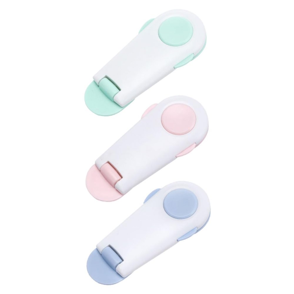 ERINGOGO 3-Piece Child Safety Locks for Cabinets and Refrigerators