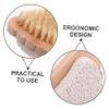 Foot Care Brush with Pumice Stone and Wooden Handle, 2-Pack view 3