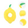BESPORTBLE Plush Cat Recovery Collar with Adjustable Strap, Yellow view 3
