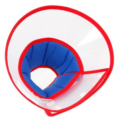 Adjustable Blue Oxford Fabric and PP Recovery Cone for Dogs