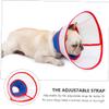 Adjustable Blue Oxford Fabric and PP Recovery Cone for Dogs view 4