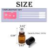 RAMFIYN 30-Pack 2 mL Amber Roller Bottles for Essential Oils view 2