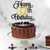37th Birthday Cake Topper Set, Glitter Happy Birthday Decoration view 4