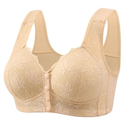 SRZYMJ Women's Seamless Underwire-Free Push-Up V-Neck Bralette